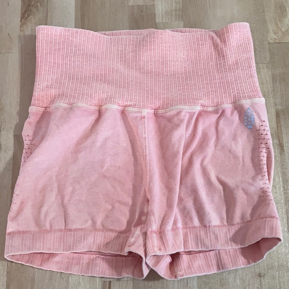 Free People Good Karma shorts, XS/S, coral reef